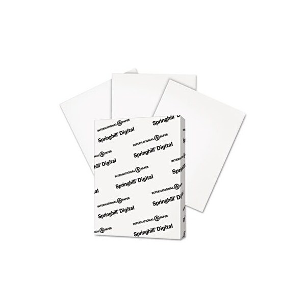 Springhill, DIGITAL VELLUM BRISTOL WHITE COVER, 67 LB, 8.5 X 11, VELLUM WHITE, 250PK